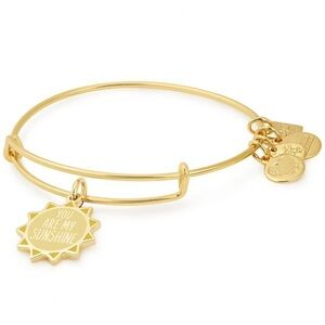 Alex and Ani Gold 'You Are My Sunshine' Charm Bangle Bracelet
